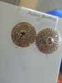 shampion colour  circle. studs earrings nice 100 %original jewellery nice quality. 