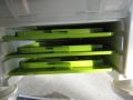 (H). Lakeland Easy Store Spiralizer - White & Green lightly used without box. 