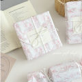 10/20pcs Pink Floral Tissue Paper Girl's Heart Wrapping Paper Holiday Birthday Decorative Paper Flower Wrapping Paper.