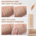 BEAUTY GLAZED 2pcs Face Makeup Set,Concealer Liquid Foundation+Cream for Contouring,Long-lasting Waterproof Matte Full Coverage. 