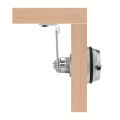 Combination Cabinet Lock Black/Silver Zinc Alloy Password Locks Security Home Automation Cam Lock For Mailbox Cabinet Door. 
