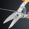 JRF Stainless Steel Scissors Tin Snips Metal Sheet Cutting Scissor PVC Pipe Cutter Professional Industrial Shears. 