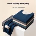 The New Cashmere Silk Thermal Underwear Set of Women's Non-marking Home Wear Wear Grinding Hair Fever Autumn Clothes and Pants.