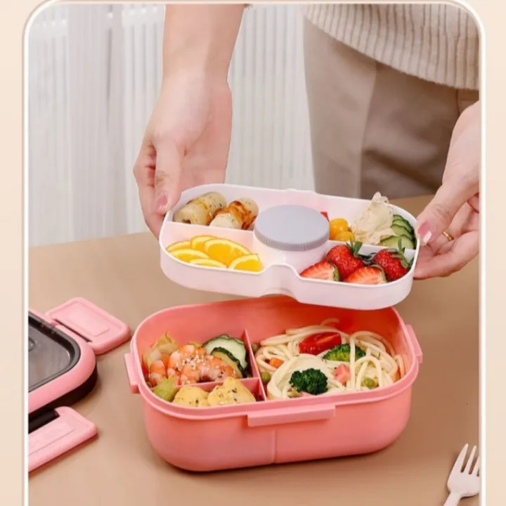 1200ML%20Double%20Layer%20Lunch%20Box%20Portable%20Compartment%20Salah%20Fruit%20Food%20Box%20Microwave%20Lunch%20Fork%20and%20Spoon%20Picnic%20Fresh%20Box%20-%20Image%204