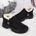 Women's Plush Thick-Soled Boots, Women's Shoes, Women's Waterproof Boots, Winter Fashion Snow Boots, New Women's Boots. 