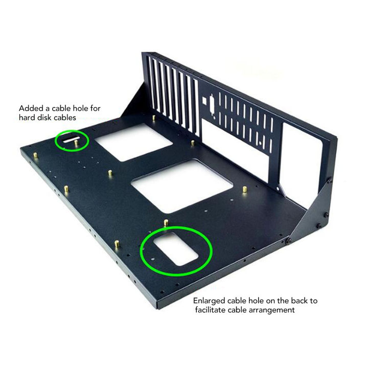 DIY Computer Open Chassis Frame Computer Open Case Rack Cable Routing ...