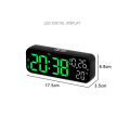 LED Digital Clock Temperature Date Week Display Desktop Clock 3 level Brightness Adjustment Voice Control Countdown Alarm Clock. 