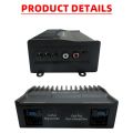 MAX.300W 4-Channel A/B Class DSP Car Amplifier, RMS.4 X 75W In-Car DSP Digital Audio Processor, Improved Sound Quality. 