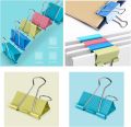 100 Pcs Colourful Small Binder Clips 2 Size Paper Clamps for Office Work School and Home Supplies (15mm and 19mm 100pcs). 