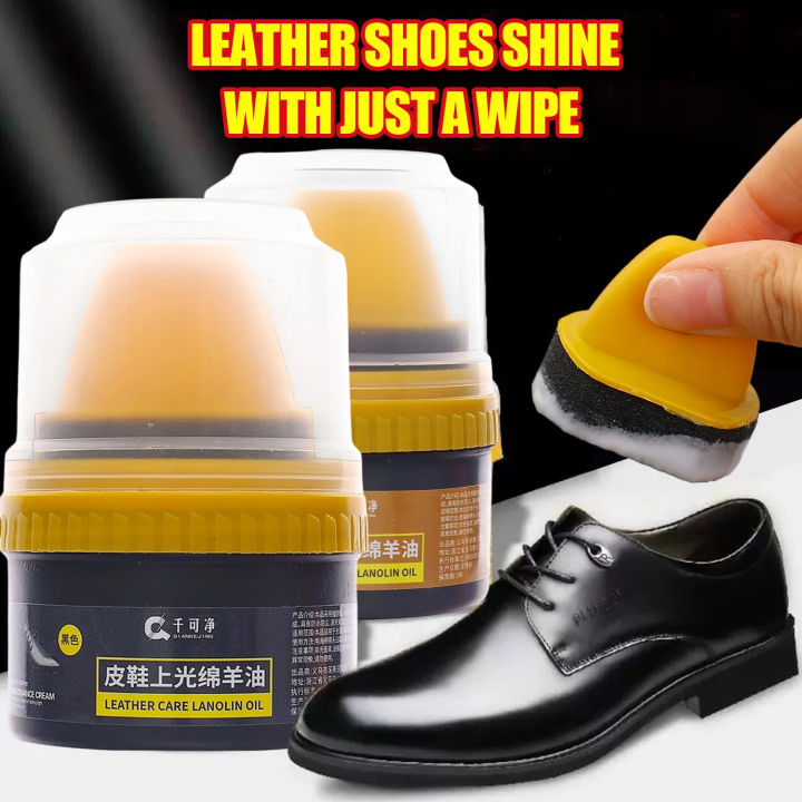 Shoe Cleaner Leather Repairing Cream Brightening Nursing Cream Shoe Boot Polish Rich Glossy Shine Wax Leather Clothing Sofa Care