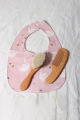 baby comb brush set newborn  set Natural Wool beech Wooden Comb baby bib pacifier clip  Kids  Baby Hair Brush. 