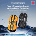 New Transformers TF-T51 AI TWS Bluetooth V5.4 Earphones Real-time Translation With AI Chat Headphones Meeting Recording Earbuds.