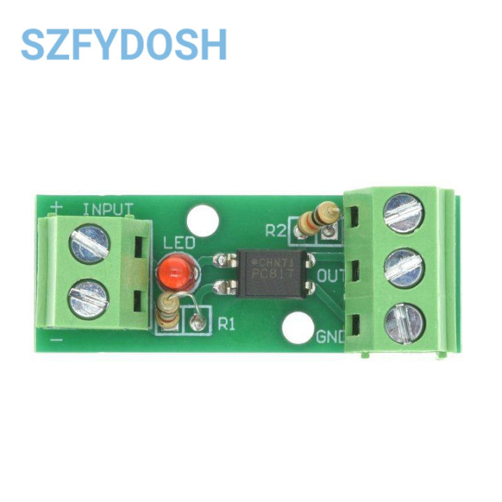 1/5/10PCS%201Channel%20Way%20Optocoupler%20Isolation%20Module%20PC817%203V-5V%2012V%2024V%20Photoelectric%20Isolator%20Rail%20Holder%20PLC%20Drive%20Motor%20Board%20-%20Image%205