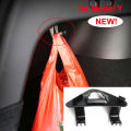 For Tesla Model Y Juniper 2025 Launch 2020-2026 Rear Trunk Hook Seat Buckle Hanging Cargo Grocery Bag Holder Umbrella Hanger. 