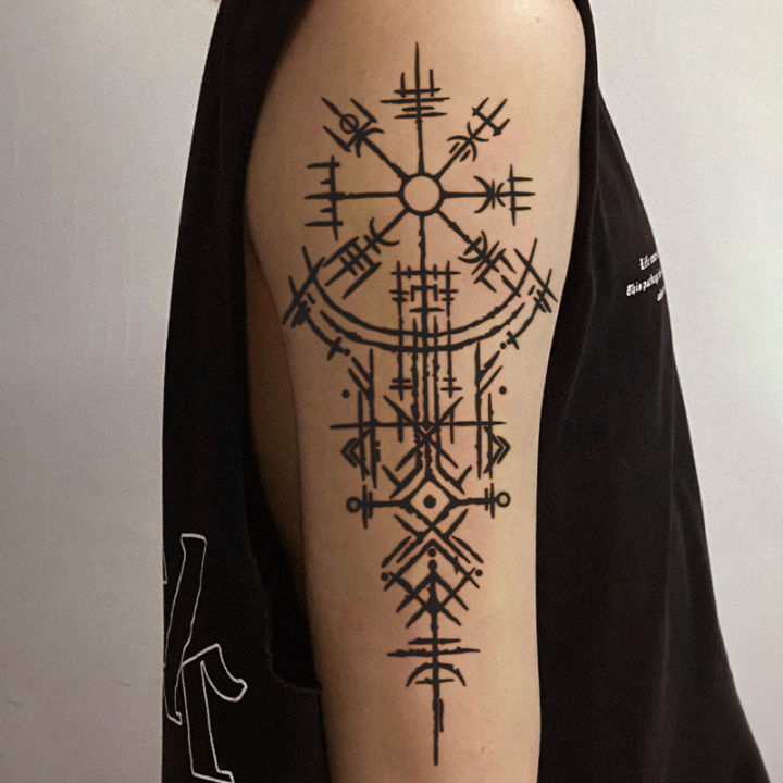 1Pc%20Viking%20Runes%20Geometric%20Waterproof%20Temporary%20Tattoo%20Stickers,%20Long-lasting%20Waterproof%20for%20One%20to%20Two%20Weeks,%20For%20Arm,%20Leg.%20-%20Image%205