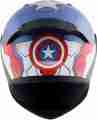 Vega Bolt Captain America Full Face Bike Helmet. 