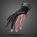 Billiards Glove Left Hand Three Finger Billiard Glove Non Slip Stickers Elasticity Billiard Training Gloves Accessories.