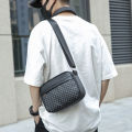 Casual Lightweight Business Shoulder Bags for Men PU Leather Messenger Bag Comfortable Wide Strap Crossbody Bags Designer Male.