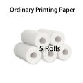 57*25 MM Thermal Printing Paper Mini Printer Kids Camera Instant Print White Printing Paper.