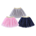 Children's Skirts For Girls Summer Cotton Lace Baby Mini Tutu Skirts Stars Glitter Dance Sequin Birthday Party Skirt for Kids.