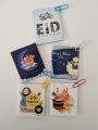Eid ul Azha Mubarak Mini Cards - Pack of 5 - Size (5 x 5) cm. 