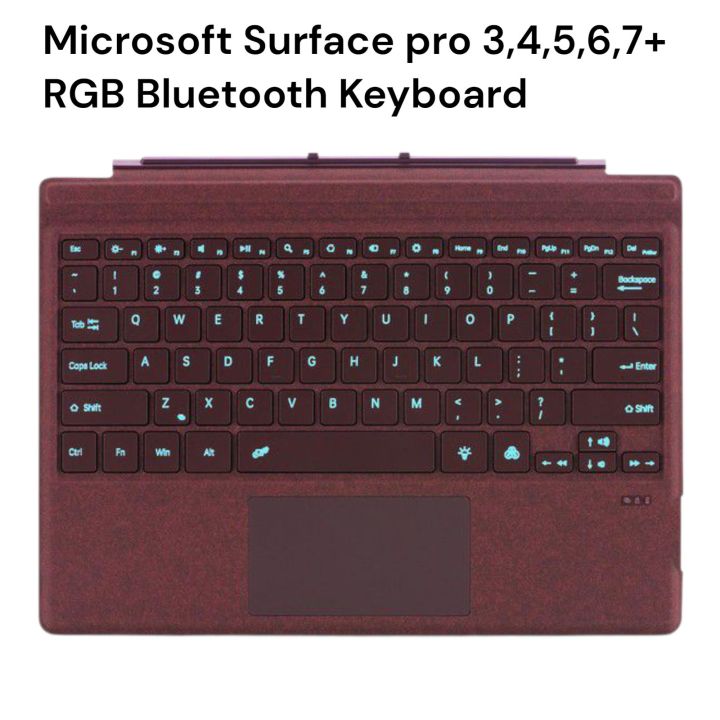 Microsoft%20Surface%20Pro%203/4/5/6/7%20RGB%20Backlight%20Bluetooth%20Tablet%20Keyboard%20-%20Image%203