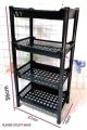 Amazing 4 Layer Plastic Fruit And Vegetable Storage Rack, Plastic Kitchen Rack . 