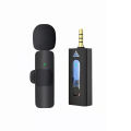 Wireless 3.5mm Lavalier Lapel Microphone Omnidirectional Condenser Mic for Camera Speaker Smartphone Recording Mic for Youtube. 