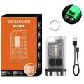 V3 EDC Flashlight Keychain Light 900 Lumens Handheld Portable Super Bright TYPE-C USB Charging Port Emergency Work Camping Light. 