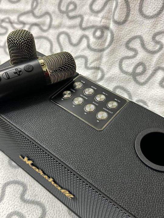 Marshall%20M28%20Karoake%20System%20Portable%20Bluetooth%20Speaker%20With%202%20Wirless%20Microphones%20-%20Image%205