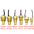 Water Temperature Sensor 10MM 14MM 17MM 21MM NPT1/8 temp sensor thread for Train Turck Boat Ship Vehicle VDO. 