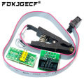 SOIC8 SOP8 SOP16 Test Clip For EEPROM 93CXX / 25CXX / 24CXX + CH341A 24 25 Series EEPROM Flash BIOS USB Programmer Module. 