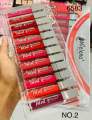 Mielena Velvet Matte 12PCs Vault Lipgloss (Setting 02). 
