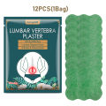 1/5 Bag Lumbar Vertebra Patches Wormwood Self-heating Patch Exercise Yoga Long-Lasting Warm Stickers Non-woven Fabric Patches.