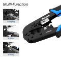 AMPCOM RJ45 Crimper RJ11 RJ45 Crimping Tool Ethernet Network LAN Cable Crimper Cutter Stripper Plier for 6P 8P RJ11 RJ12 RJ45. 