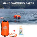 20L Waterproof Inflatable Swimming Dry Bag With Phone Pouch Open Buoy Tow Float Double Air Bags With Waist Belt Water Sport. 