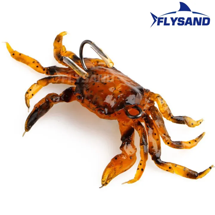 FLYSAND%20Bionic%20Crab%20Silicone%20Soft%20Bait%20Artificial%20Lifelike%20Sharp%20Hook%20Fishing%20Lure%20Freshwater%20Fish%20Jig%20Head%20Baits%20Fishing%20Tackle%20-%20Image%205