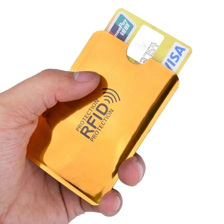 5PCS%20RFID%20anti-brush%20cover%20protective%20cover%20aluminum%20metal%20-%20Image%205