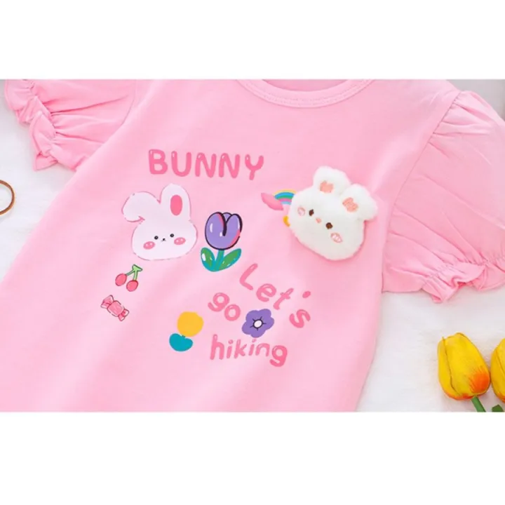 Children's%20Summer%20Short%20Sleeve%20T-Shirt%20For%20Girls%202025%20New%20Fashion%20T%20Shirt%20With%20Cute%20Bunny%203D%20Plush%20Rabbit%20Design%20Casual%20Top%20-%20Image%205