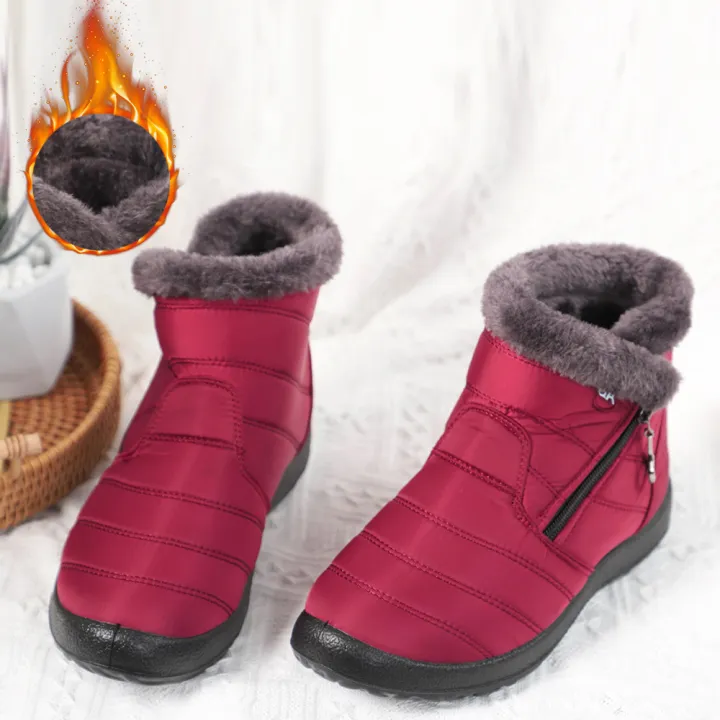 Winter%20Women%20Boots%20Waterproof%20Snow%20Boots%20Plus%20Size%20Casual%20Flat%20Women%20Casual%20Shoes%20Warm%20Fur%20Female%20Boots%20Antislip%20Cotton%20Shoes%20-%20Image%204