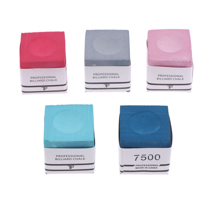 Square TP7500 Billiard Chalk Non-slip Fine Powder Snooker Neutral Pool Chalk Billiard Accessories 5 Colors Available