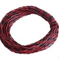 Red Black Electric Wiring Wire 10 Mtr 40/60 Heavy Copper Twisted Cable Multistrand Flexible Taar For Multiplug ,Fan ,  Speaker, Holder , Heavy Wire Diy Use. 