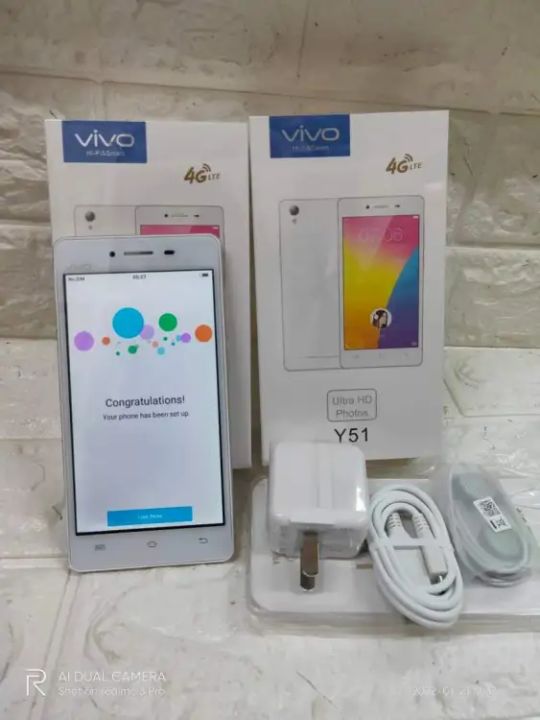 Y51 | 64GB Storage | 4GB RAM | Snapdragon 410 | 2350 mAh | Dual Sim | 8MP Camera | PTA Approved | Mobile Phone
