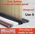 Dedicated 1Pcs Door Bottom Sealing Strip Under Door Draft Stopper Wind Noise Acustic Foam Blocker Insects Door Stopper Holder. 