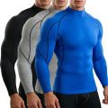 Men Running T shirt Quick Dry Bodybuilding Sport Shirt Long Sleeve Shirts Compression Top Fitness Tight Rashgard Gym T-Shirt Men. 