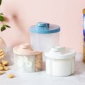 Portable Reusable Baby Food Storage Box Snacks Cups 4 Compartments Formula Dispenser Newborn Milk Powder Organizer. 