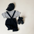 Summer Korean UNITIM Baby Boys 2PCS Clothes Set Cotton Short Sleeve T-shirts Strap Thin Shorts Suit Infant Boys Outfits. 