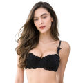 Varsbaby Sexy Lace Bra Half Cup Push Up Underwear Thin Cotton Women Bras. 
