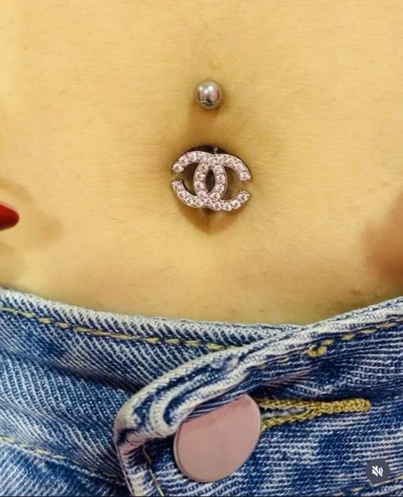 Chanel Unisex Surgical Belly Piercing Navel Rings Piercing Jewelry Body Jewelry