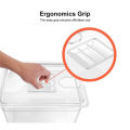 Sous vide shelf bracket bracket stainless steel sous vide cooker 11L container and rack double wall container with 11 liter lid strong material. 